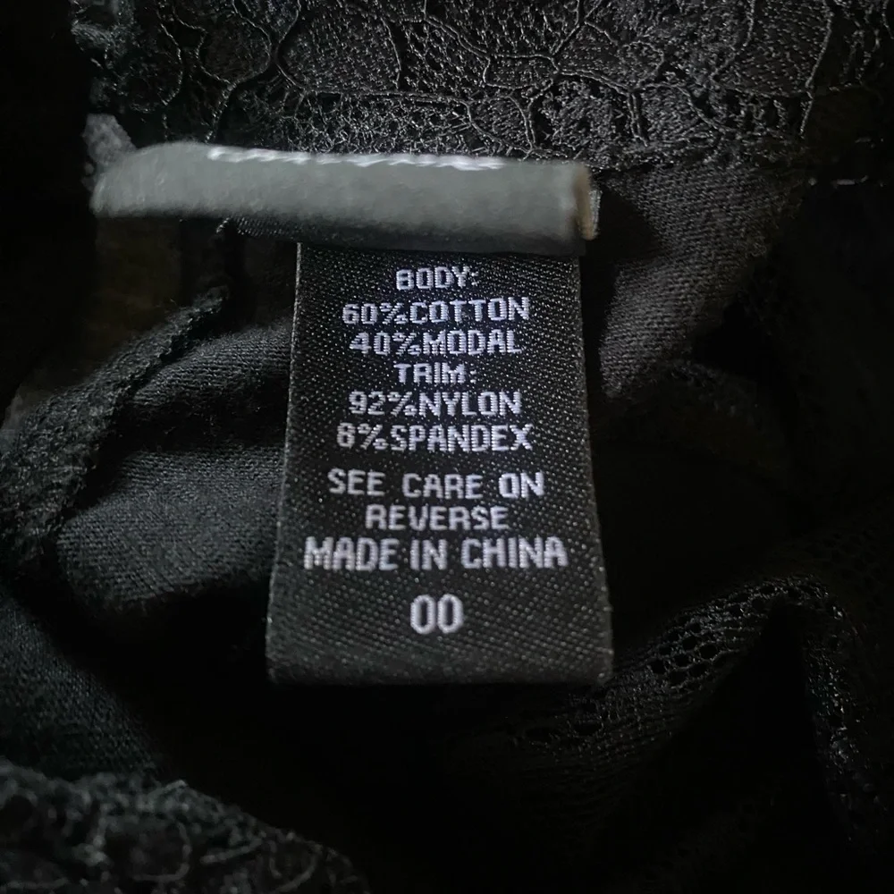 NWOT Disney’s Nightmare Before Christmas black lace hi-lo top - Picture 10 of 11